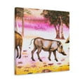 thumbnail image 2 of Warthog in Rococo - Canvas, 2 of 10
