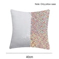thumbnail image 2 of Funda de almohada con lentejuelas dobles, funda de almohada brillante., 2 of 5