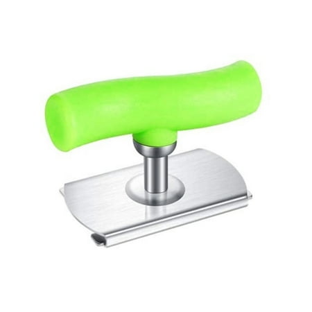 

3-9.5CM Multifunctional Stainless Steel Lids off Jar Portable Easy Twist Off Can Opener Bottle Opener Jar Opener GREEN
