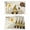 beige, variant on Yellow Gnomes Placemats Set of 6, Spring Floral Bees Daisy Branches Wooden Placemats for Dining Table, Place Mats for Kitchen Tabletop, Waterproof Wipeable Dining Table Mats Set