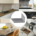 thumbnail image 6 of LINSHESF Countertop Support Bracket Heavy Duty L Shelf Bracket for Granite Mounting Hardware Included Knee Wall Support Bracket Mantel Corbels 4pcs Heavy Duty L Shelf Bracket for Granite smart, 6 of 9