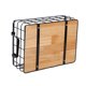 thumbnail image 4 of 1 cesta de almacenamiento práctica para frutas, cesta rectangular (negra), 4 of 8
