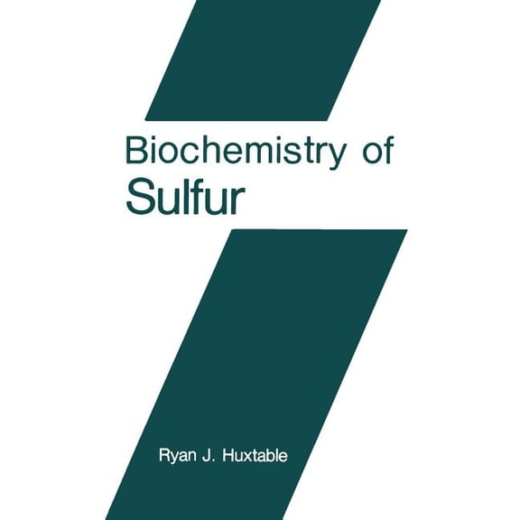 Biochemistry of the Elements Biochemistry of Sulfur, Book 6, (Hardcover)