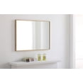 thumbnail image 3 of Metal frame Rectangle Mirror 24 inch Silver, 3 of 7