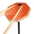 thumbnail image 3 of Practice Drum Pad For Drumming Double Sided Silent Drum Pad Gray, 3 of 5