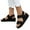Black, variant on Womens Beach Sandals Waterproof Wedges Classic Lightweight Wide Width Wedge Heels Womens House Shoes Ankle Buckle Studded Fashion Sandals for Summer