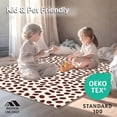 thumbnail image 4 of ODIKA 5'x7' Machine Washable Non-Slip Area Rug, Natural Leather Artistic Hide Motif High Traffic Rug, Brown, 322403, 4 of 5