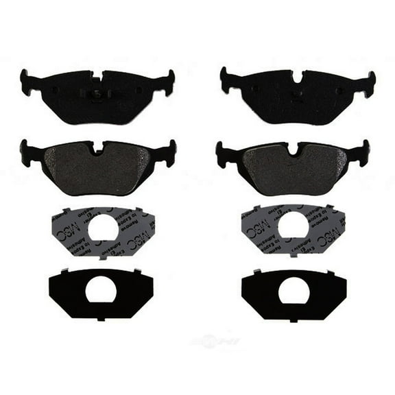 Raybestos PGD396M Professional Grade Semi-Metallic Disc Brake Pad Set Fits select: 1996-1997,2000-2001 BMW Z3