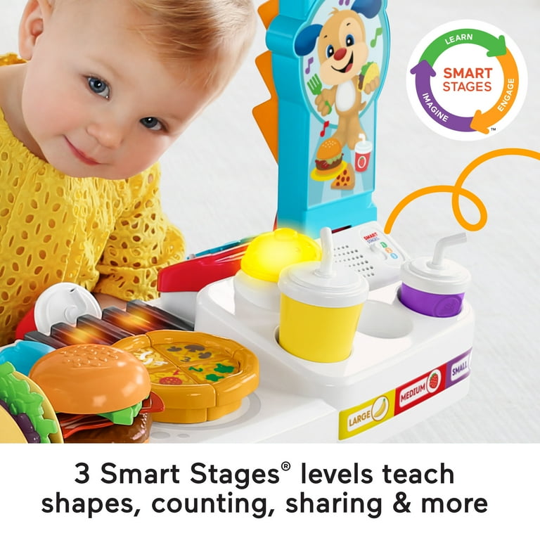 Fisher Price Kitchen Toy for Kids Baby Playset Laugh Learn Servin Up Fun Food Truck Activity Center Walmart