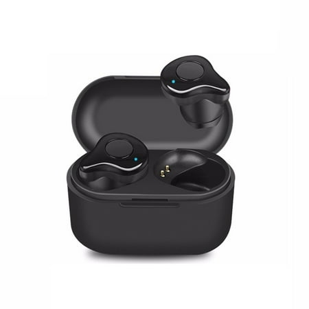 [Touch Control, Auto Pairing] BT5.0 Earphones TWS Wireless Earbuds Stereo Waterproof Headphones Noise Cancelling Headset for Sport Running