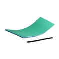 thumbnail image 4 of S SERENABLE Water Float Mat Raft 150cmx55cmx2.2cm Roll up Mattress for Adults Beach Play Green Blue, 4 of 9