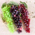 thumbnail image 1 of Uvas artificiales, uvas falsas con enredaderas, simulación realista de fruta, decoración para cocina, fiesta, pub, hogar, gabinete, adorno, 1 of 3
