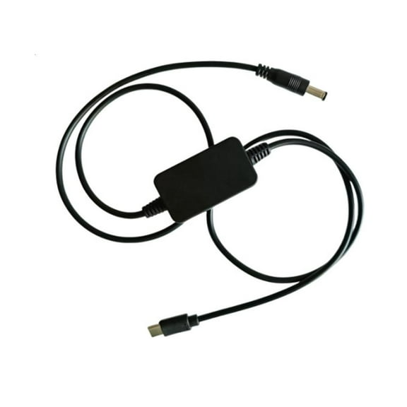 USB C 5V to 12V Step Up Power Cable USB C to 5.5x2.1mm 12V Adapter Converter