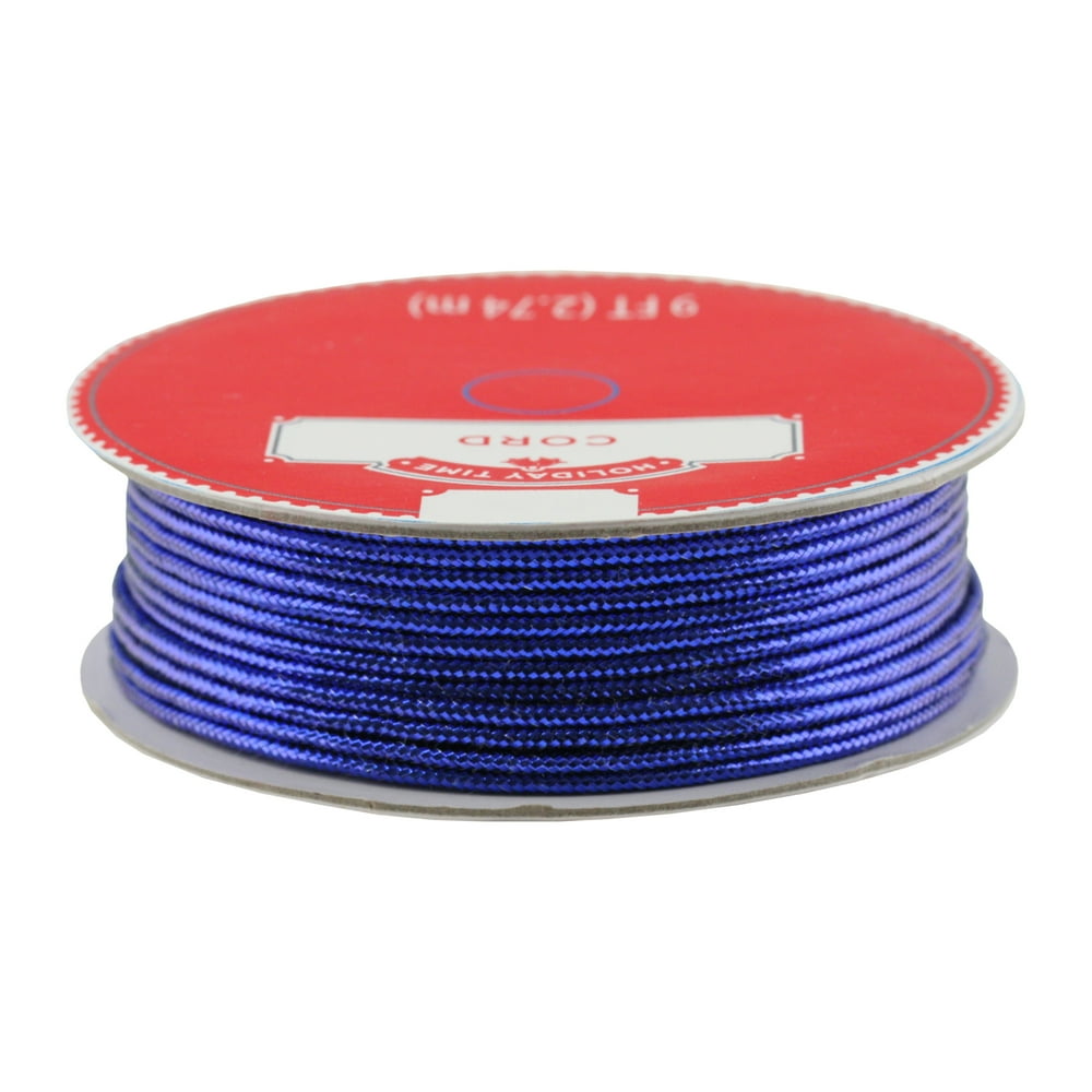 Blue Tinsel Cord, 1.5Mm, 9 Feet