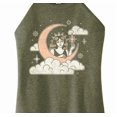 thumbnail image 3 of Instant Message - Celestial Moon Woman - Womens High Neck Tank, 3 of 6