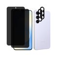 thumbnail image 1 of ccwmincc 4 Pack Galaxy S25 FE Privacy Screen Protector, 2 Pack Privacy Tempered Glass Film and 2 Pack Camera Lens Protector, Anti-Spy Protection for Samsung Galaxy S25 FE 5G Screen Protector, 1 of 1