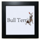 thumbnail image 1 of ¡Bulldog! Bulldog! Mesa de pared con marco cuadrado negro, 1 of 4