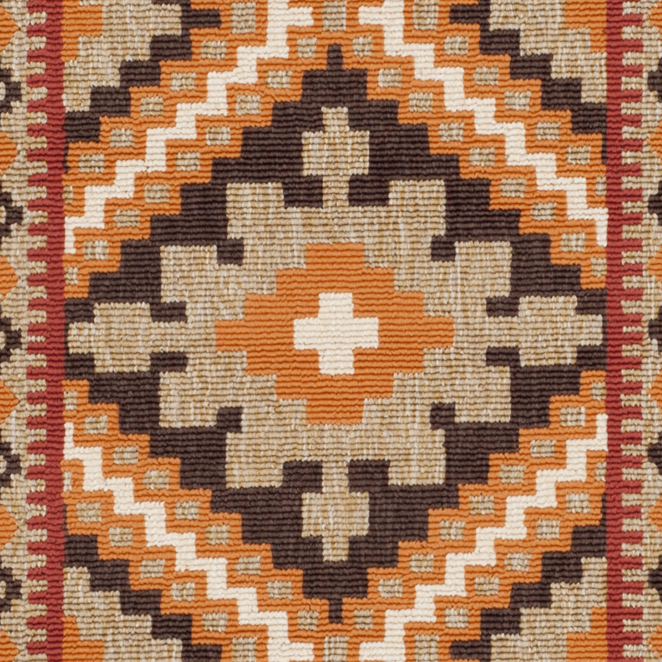 SAFAVIEH Veranda Magna Southwestern Indoor/Outdoor Area Rug, 8' x 10', Red/Natural