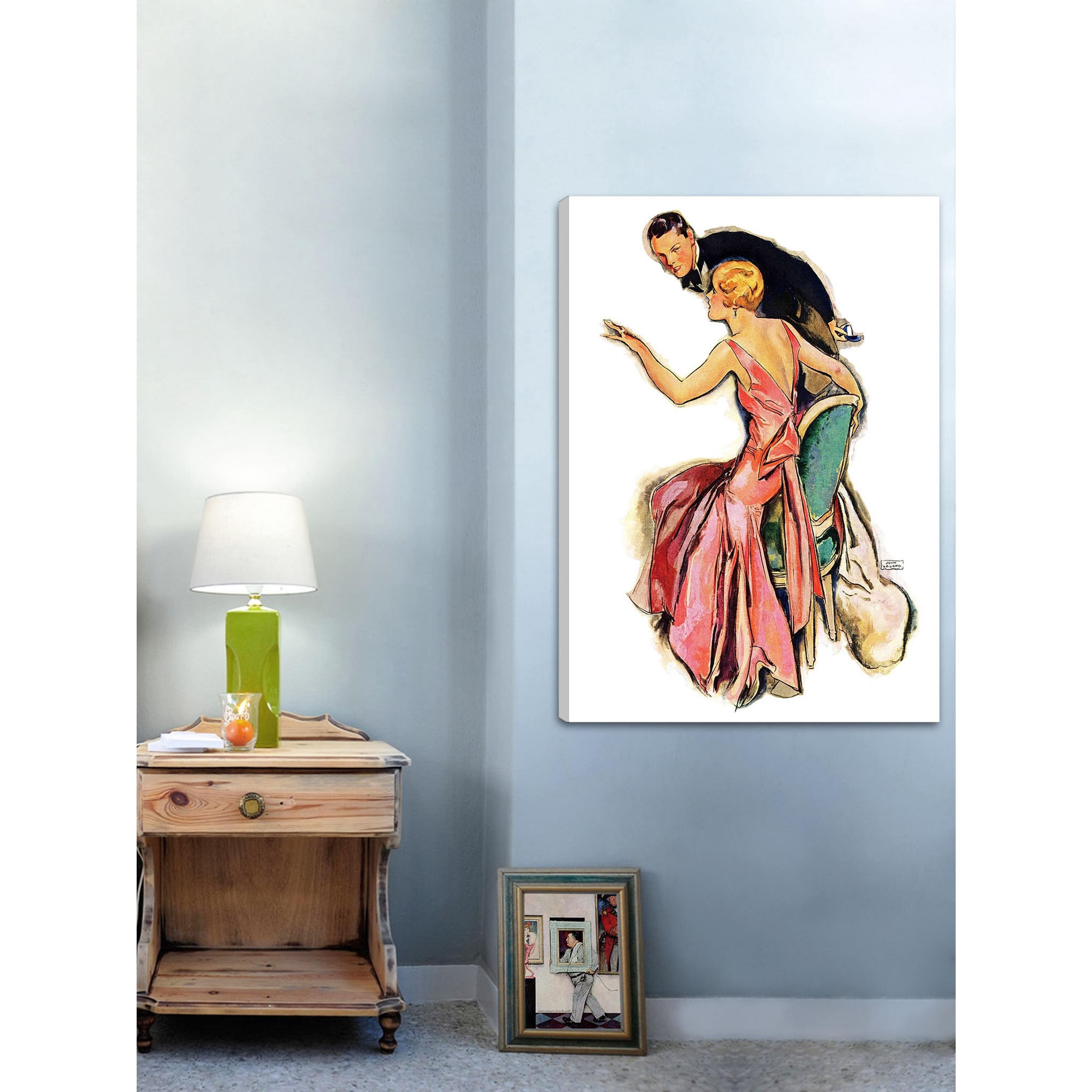 Marmont Hill "Engaged Couple" by John LaGatta Painting Print on Canvas