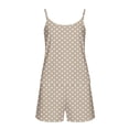 thumbnail image 5 of SROBPTY Womens Pajama Sets, Women Loose Casual Printed Tank Top and Shorts Two-piece Pajama Sets Beige XXL, 5 of 5