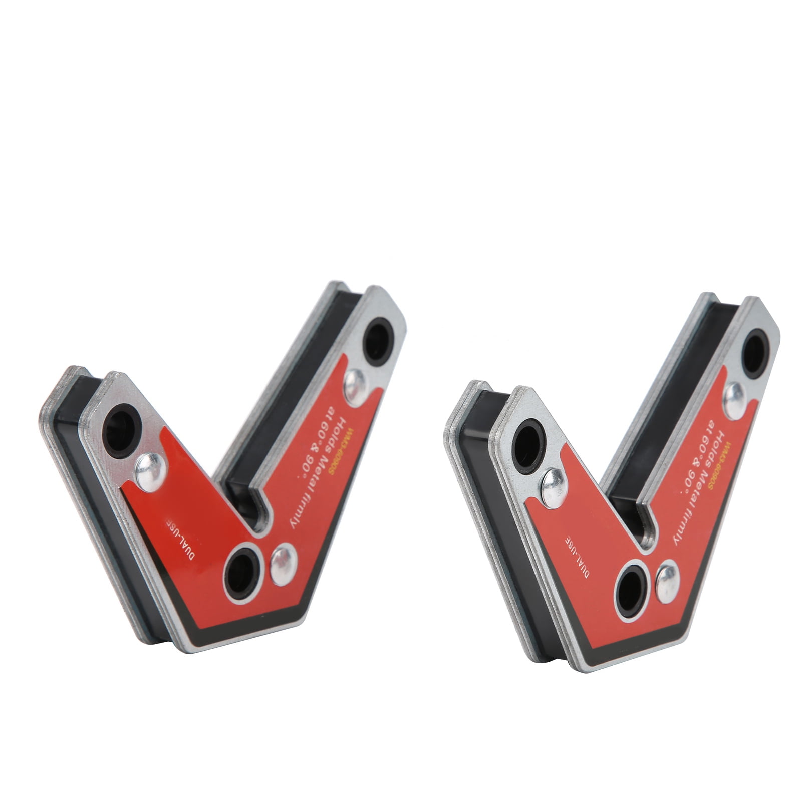 2pcs Welding Corner Holder Dual Use 60 & 90 Degree Welding Magnetic Corner Holder