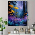 thumbnail image 4 of Moonlit Wildflower Meadow Canvas Enchanted Starry Night Fantasy Nature Bedroom Home Wall Decor, 4 of 8
