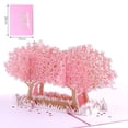thumbnail image 3 of Tarjetas de Felicitación de fiesta de cerezo 3dpop UP, tarjetas de felicitación de boda cortadas con láser, tarjeta de agradecimiento de cumpleaños y San Valentín, regalo al por mayor, 3 of 4