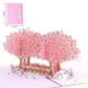thumbnail image 3 of Tarjetas de Felicitación de fiesta de cerezo 3dpop UP, tarjetas de felicitación de boda cortadas con láser, tarjeta de agradecimiento de cumpleaños y San Valentín, regalo al por mayor, 3 of 4