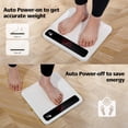 thumbnail image 3 of Báscula digital de baño Himaly, tecnología Step-On, medidas de alta precisión, plataforma grande de silicona antideslizante y pantalla LCD digital, capacidad de 180 kg (400 lb), color blanco., 3 of 5