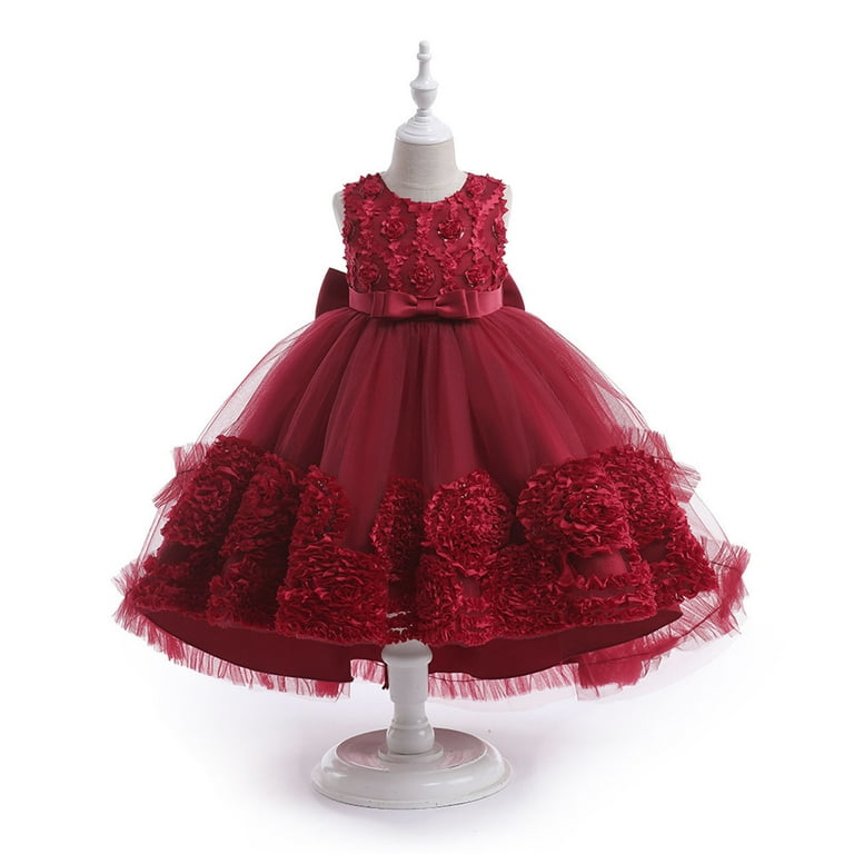 Toddler Christmas Dress for Girls Sleeveless Tulle Princess Christmas Dress  for Girls Christmas Outfits for Toddler Girls Fancy Dress for Girls 3-4  Years - Walmart.com