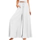 thumbnail image 1 of Pantalones de pierna ancha para mujer,Pantalones holgados y fluidos con pierna ancha para mujer Pantalones de cintura con cordón Funcionalidad de alta precisión, 1 of 5