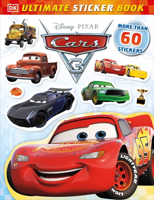 ultimate sticker book disney pixar cars 3 paperback walmart com