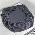 thumbnail image 3 of Funda de cojín para sofá, funda de cojín, funda de asiento elástica de rejilla antideslizante, funda para muebles, ancho 65-90 cm, largo 95-135 cm (gris oscuro, 2 plazas) | JUNJUN, 3 of 5