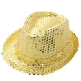 thumbnail image 7 of Doomiva Kids Boys Lapel Collar Blazer Jacket Coat Tuxedo Formal Wedding Party Costume with Hat Gold 8, 7 of 7