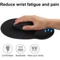 thumbnail image 4 of Ruifengsheng Wrist Support Mouse Pad, Ergonomic Memory Foam Mouse Pad Wrist Rest Support Pain Relief Mat with Nonslip, 4 of 5