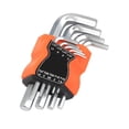 thumbnail image 3 of 9Pcs L-Type Double-End Screwdriver Hex Wrench Set Flat Ball Head Spanner Key Set, 3 of 9