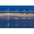 thumbnail image 2 of Peterson, Lee 18x13 White Modern Wood Framed Museum Art Print Titled - Evening Pier I, 2 of 4