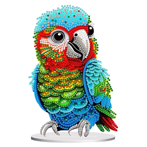 Kits de adornos de pintura de diamante Wdftyju loro acrílico