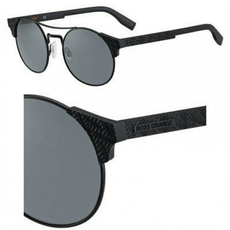 Sunglasses Boss Orange Bo 280 /S 0003 Matte Black / IR gray blue lens