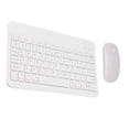 thumbnail image 2 of Ensemble Clavier et Souris Sans Fil Bluetooth, Clavier et Souris Assortis Portables pour PC Portable, Blanc, 2 of 14