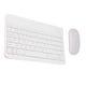 thumbnail image 2 of Combo de teclado y mouse Juego de teclado y mouse inalámbricos Bluetooth Teclado y mouse portátiles a juego para PC portátil Blanco, 2 of 14