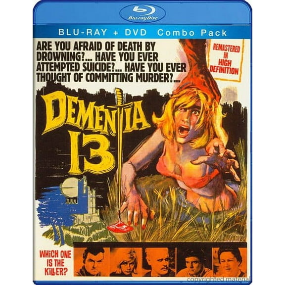 Dementia 13 (Blu-ray DVD), Film Chest Company, Horror