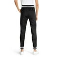 thumbnail image 2 of Hat and Beyond Mens Premium Two Tone Side Stripe Track Pants Slim Fit Stretch, 2 of 6