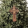 thumbnail image 2 of Best Pastor Ever Celtic Cross - Cedar Ornament, 2 of 4