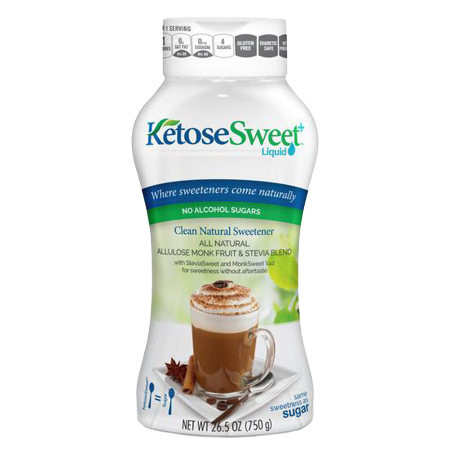 Low Carb Sweetener, Keto Sweetener, KetoseSweet+ Liquid, (Best Low Carb Sweetener)