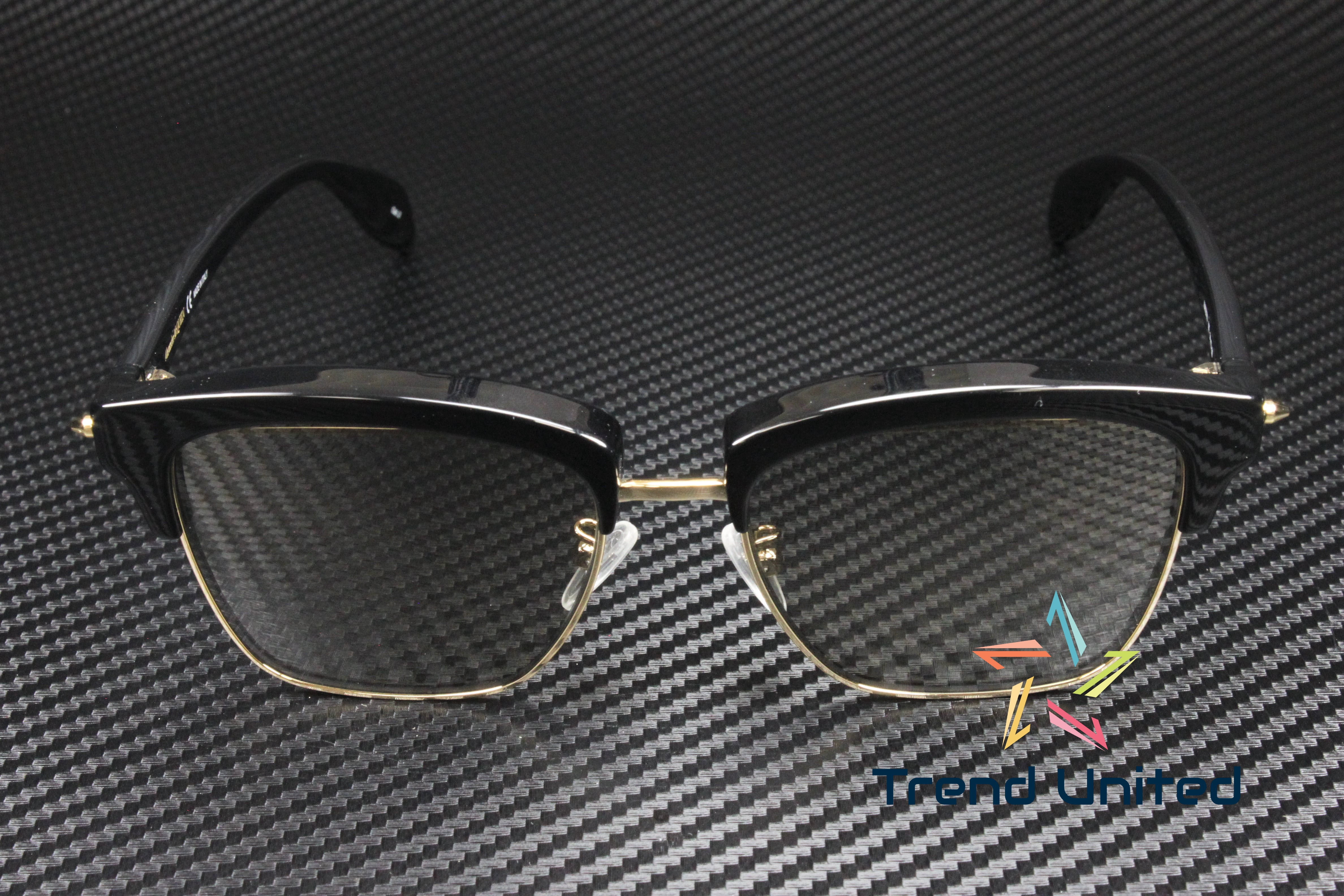ALEXANDER MCQUEEN AM0297S 002 Square Gold Shiny Grey 54 mm Men's Sunglasses