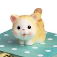 thumbnail image 5 of Caja de música de madera para madre/mamá Caja de música con de mano de madera Regalos ideales para el Día de la Madre/Cumpleaños/Día de San Valentín gato amarillo Salvador Dali Caja de música de madera, 5 of 5