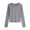 Dark Gray women fall crop tops a1, variant on Women's Fall Winter Round Neck Long Sleeve Basic Pullover Tops Solid Casual Crop Tshirt Slim Fit Blouses Cute Trendy Tees Fashion Shirts Clothes, Coffee S