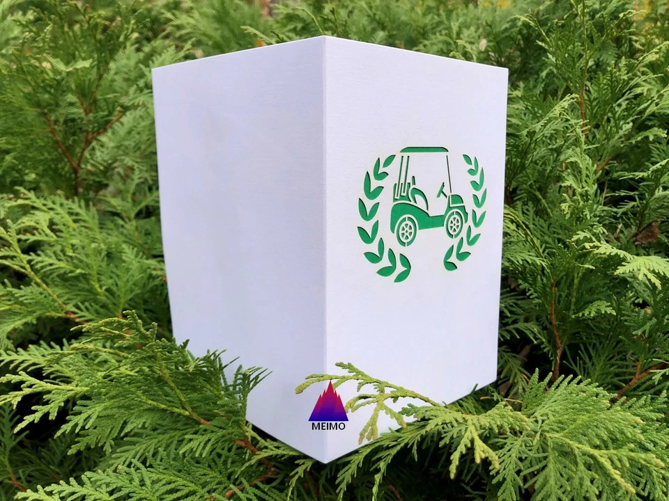 CIRCLE- 3D Pop Up Greeting Card Golf Birthday Dad Father’S Day Thank You Office Boss