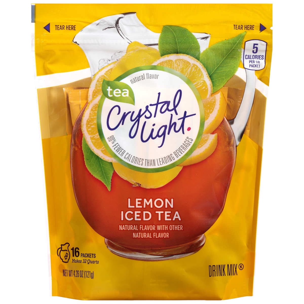 Crystal Light Lemon Iced Tea Powdered Drink Mix (3.8 oz., 16 pk